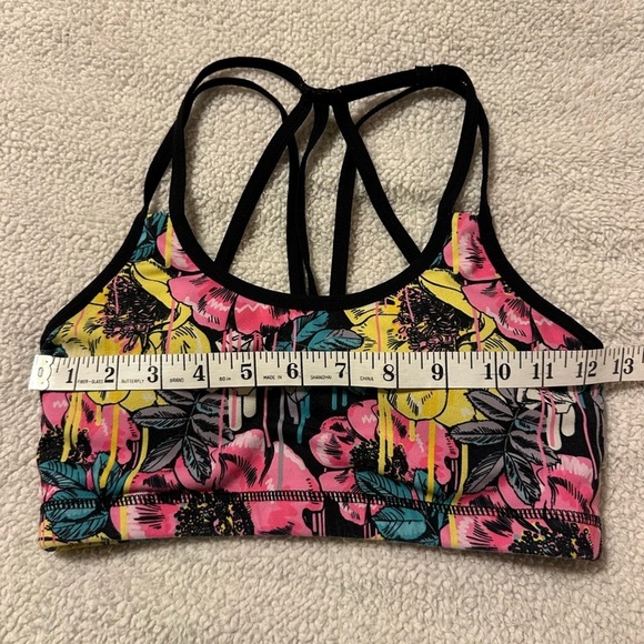 Born Primitive Rhapsody Bra Retro Flora Blue Pink Yellow - Picture 5 of 9